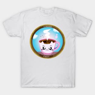 Pink cup of coffee T-Shirt